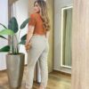 Blusa Feminina Manga Curta Fabiola Modal F537 Caramelo - Fernanda Ramos Store