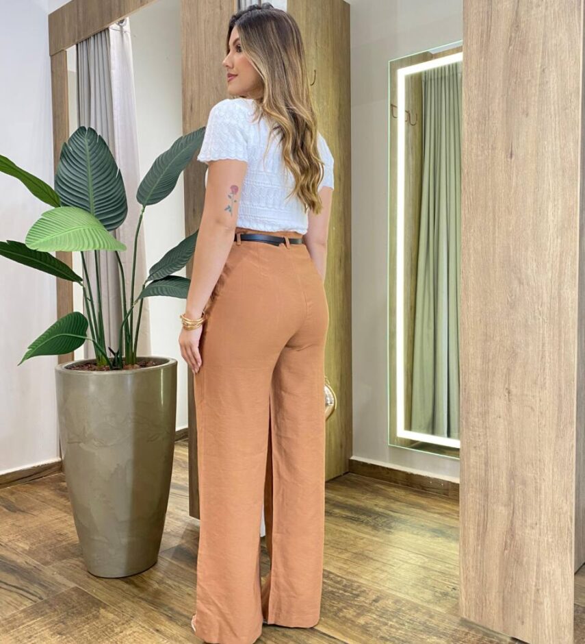 Blusa Feminina Manga Curta Lili Branca Modal - Fernanda Ramos Store