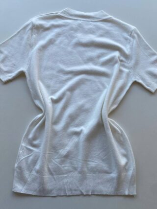 Blusa Feminina Manga Curta Modal Angélica W1069 Branca - Fernanda Ramos Store