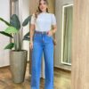 Blusa Feminina Manga Curta Modal Angélica W1069 Branca - Fernanda Ramos Store