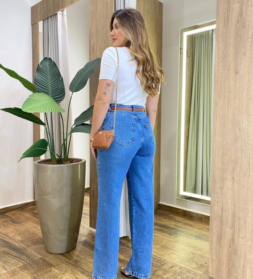 Blusa Feminina Manga Curta Modal Angélica W1069 Branca - Fernanda Ramos Store