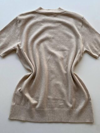 Blusa Feminina Manga Curta Modal Angélica W1069 Nude - Fernanda Ramos Store