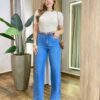 Blusa Feminina Manga Curta Modal Angélica W1069 Nude - Fernanda Ramos Store