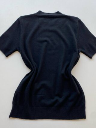 Blusa Feminina Manga Curta Modal Angélica W1069 Preta - Fernanda Ramos Store