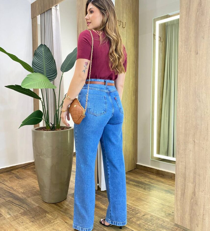 Blusa Feminina Manga Curta Modal Angélica W1069 Vinho - Fernanda Ramos Store