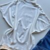 Blusa Feminina Manga Curta Modal Gola Alta W15 Off White - Fernanda Ramos Store