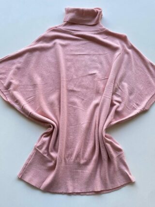 Blusa Feminina Manga Curta Modal Gola Alta W15 Rosa - Fernanda Ramos Store