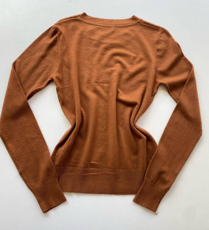 Blusa Feminina Manga Longa Modal W1056 Caramelo - Fernanda Ramos Store