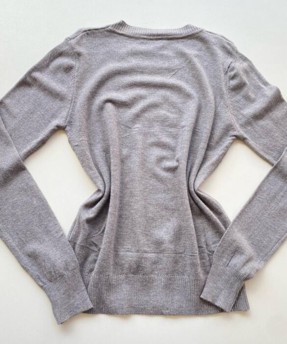Blusa Feminina Manga Longa Modal W1056 Cinza - Fernanda Ramos Store