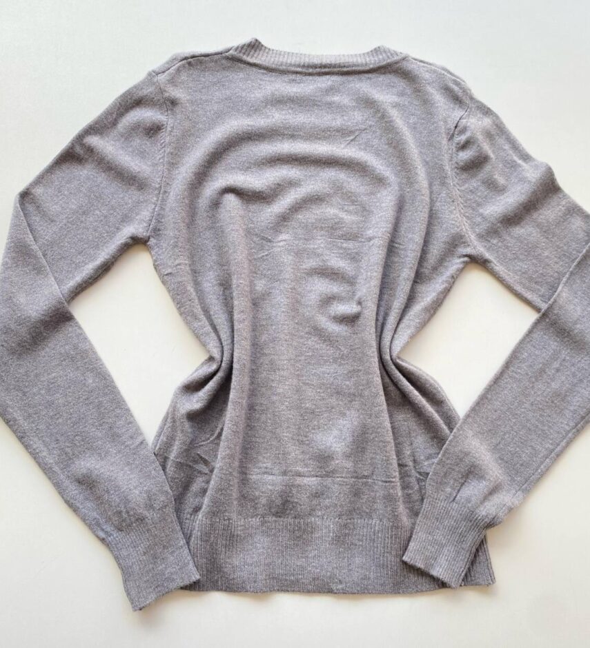 Blusa Feminina Manga Longa Modal W1056 Cinza - Fernanda Ramos Store