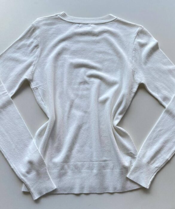 Blusa Feminina Manga Longa Modal W1056 Off White - Fernanda Ramos Store