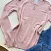 Blusa Feminina Manga Longa Modal W1056 Rosa Bebe - Fernanda Ramos Store
