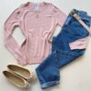 Blusa Feminina Manga Longa Modal W1056 Rosa Bebe - Fernanda Ramos Store