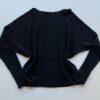 Blusa Manga Longa Bibi Feminina Modal Preta - Fernanda Ramos Store