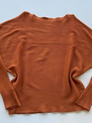 Blusa Manga Longa Bibi Feminina Modal TerraCota - Fernanda Ramos Store