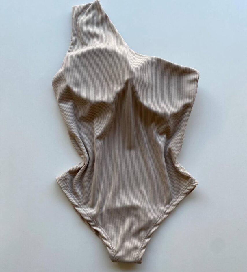 Body Feminino Caribe com Bojo Canelado e Argola Orgânica Nude - Fernanda Ramos Store