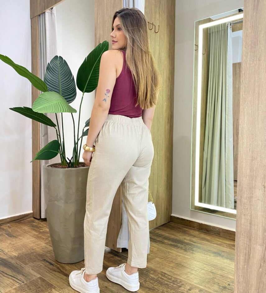Regata Feminina Canelada Cavada e Gola Alta Marsala - Fernanda Ramos Store