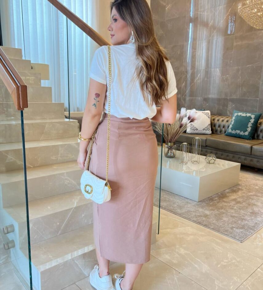 T-shirt Feminina Manga Curta Estampada The Boho Muse - Fernanda Ramos Store
