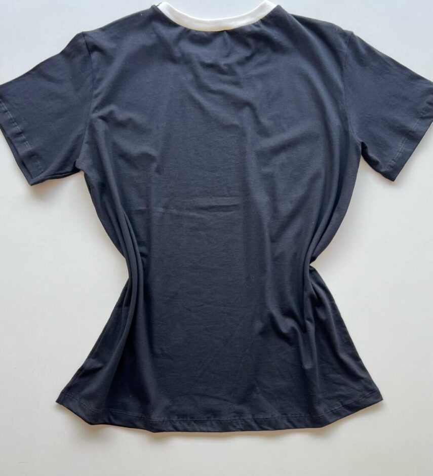 T-shirt Manga Curta Plus Size Preta New York - Fernanda Ramos Store
