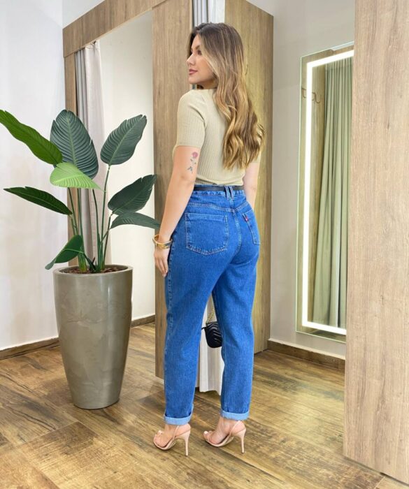 Blusa Feminina Manga Curta Fabiola Modal F537 Caqui - Fernanda Ramos Store