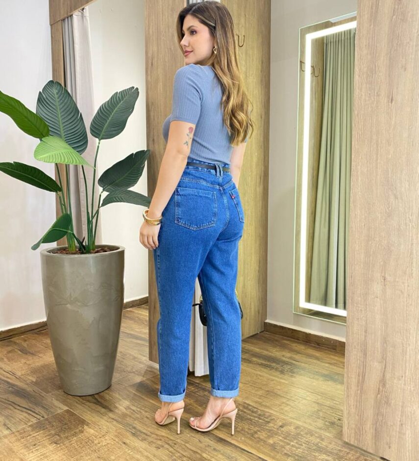 Blusa Feminina Manga Curta Fabiola Modal F537 Cinza - Fernanda Ramos Store
