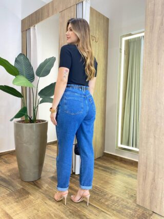 Blusa Feminina Manga Curta Fabiola Modal F537 Preta - Fernanda Ramos Store
