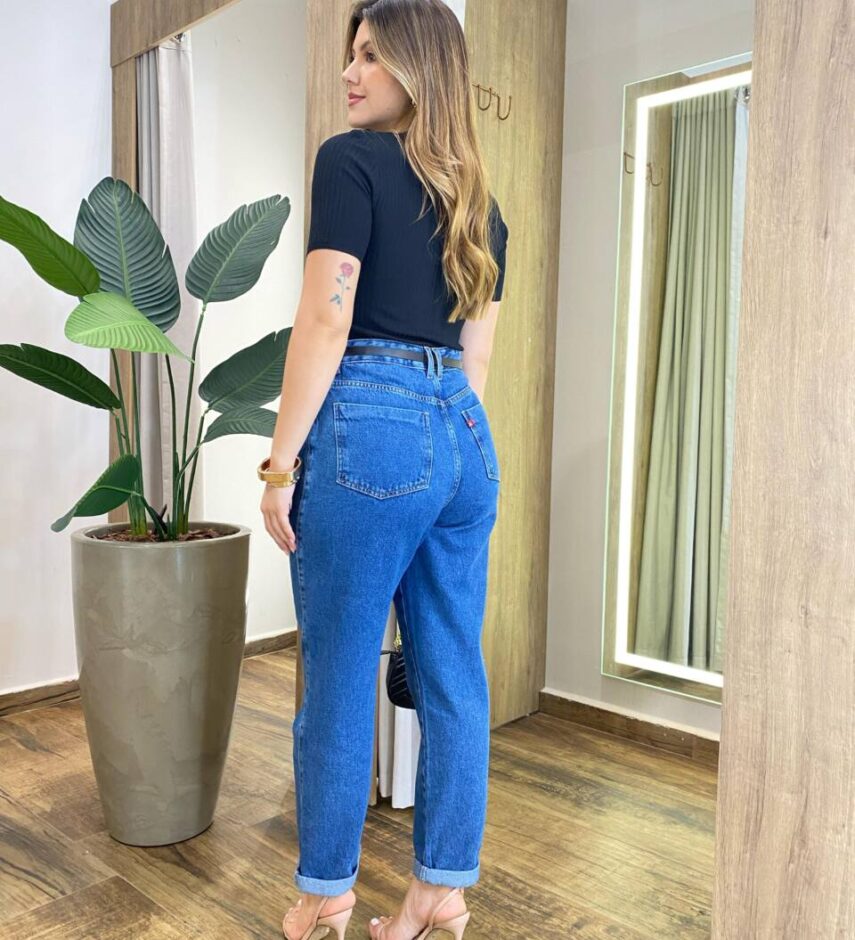Blusa Feminina Manga Curta Fabiola Modal F537 Preta - Fernanda Ramos Store
