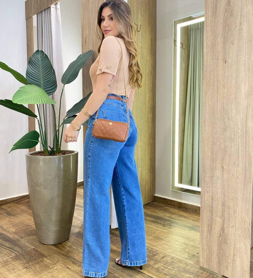 Blusa Feminina Manga Curta Modal Natalia F-548 Bege - Fernanda Ramos Store
