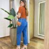 Blusa Feminina Manga Curta Modal Natalia F-548 Caramelo - Fernanda Ramos Store