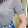 Blusa Feminina Manga Curta Modal Natalia F-548 Cappucino - Fernanda Ramos Store