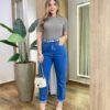 Blusa Feminina Manga Curta Modal Natalia F-548 Cappucino - Fernanda Ramos Store