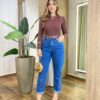 Blusa Feminina Manga Longa Isolde Marrom - Fernanda Ramos Store