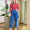 Blusa Feminina Manga Longa Isolde Marsala - Fernanda Ramos Store