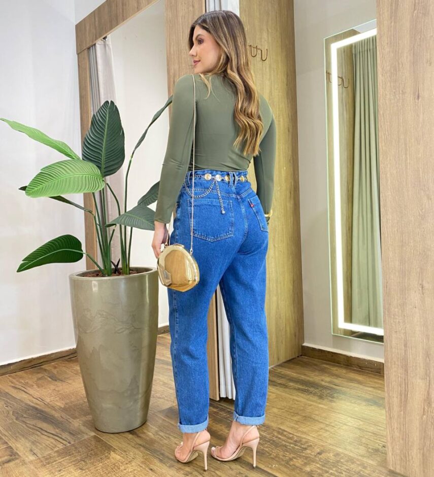 Blusa Feminina Manga Longa Isolde Verde - Fernanda Ramos Store