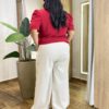 Blusa Feminina Manga Princesa Belly Vinho - Fernanda Ramos Store