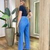 Blusa Feminina Milena Manga Curta Modal com Pedrarias Preta - Fernanda Ramos Store