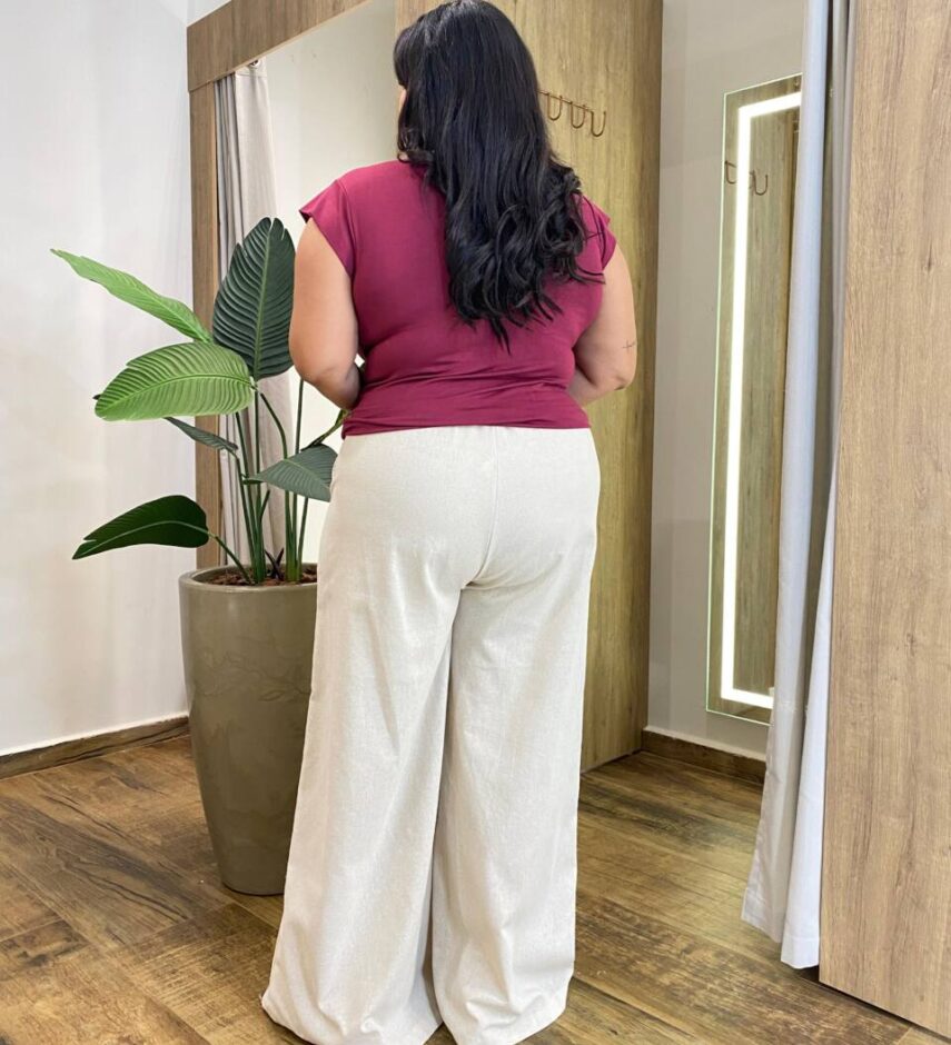 Blusa Feminina Tee Muscle Plus Marsala - Fernanda Ramos Store