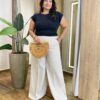 Blusa Feminina Tee Muscle Plus Preta - Fernanda Ramos Store