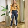 Calça Feminina Couro Eco Skinny Giulia Preto - Fernanda Ramos Store
