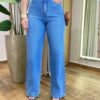Calça Feminina Jeans Médio Wide Leg Verônica 016623 - Fernanda Ramos Store