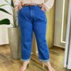 Calça Feminina Mom Plus com Cinto Jeans 016731 - Fernanda Ramos Store