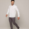 Camisa Masculina Caw Slim Manga Longa Branca 1217699 - Fernanda Ramos Store