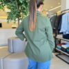 Conjunto Feminino Amanda Cropped com Bojo e Camisa Verde - Fernanda Ramos Store
