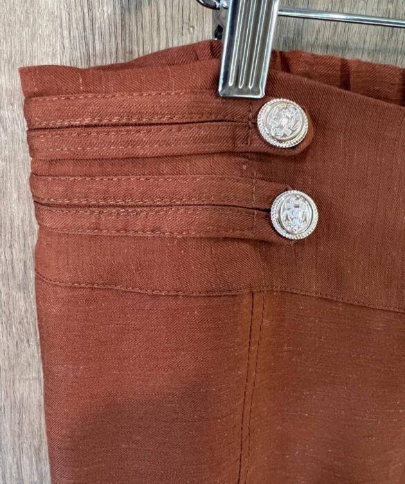 Conjunto Maia Feminino Viscolinho Plus Blusa e Calça Caramelo - Fernanda Ramos Store