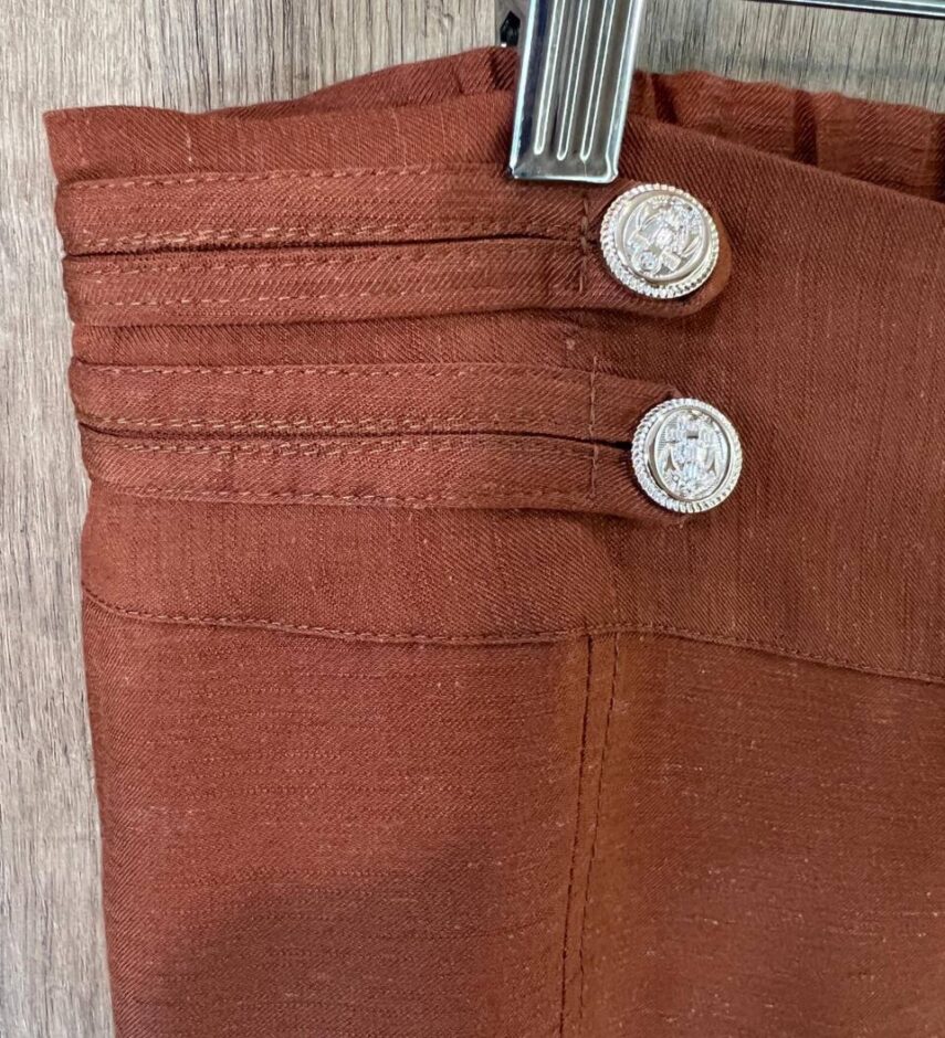 Conjunto Maia Feminino Viscolinho Plus Blusa e Calça Caramelo - Fernanda Ramos Store