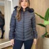 Jaqueta Feminina Zaia Peluciada Capuz com Pelinhos Preta - Fernanda Ramos Store