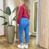 Moletom Flanelado Cropped com Gola Marsala - Fernanda Ramos Store