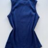 Regata Feminina Canelada Mary Azul Marinho - Fernanda Ramos Store