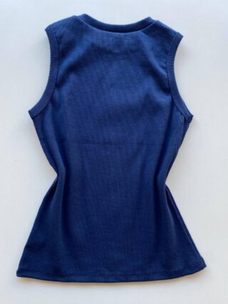 Regata Feminina Canelada Mary Azul Marinho - Fernanda Ramos Store