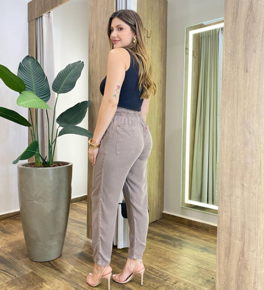 Regata Feminina Canelada Mary Preta - Fernanda Ramos Store